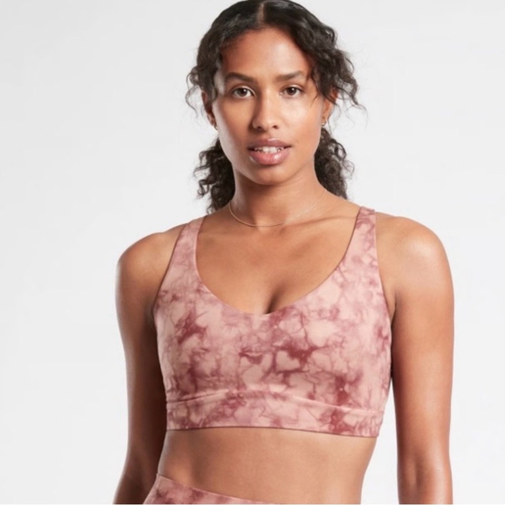 Athleta Solace Printed Sports Bra